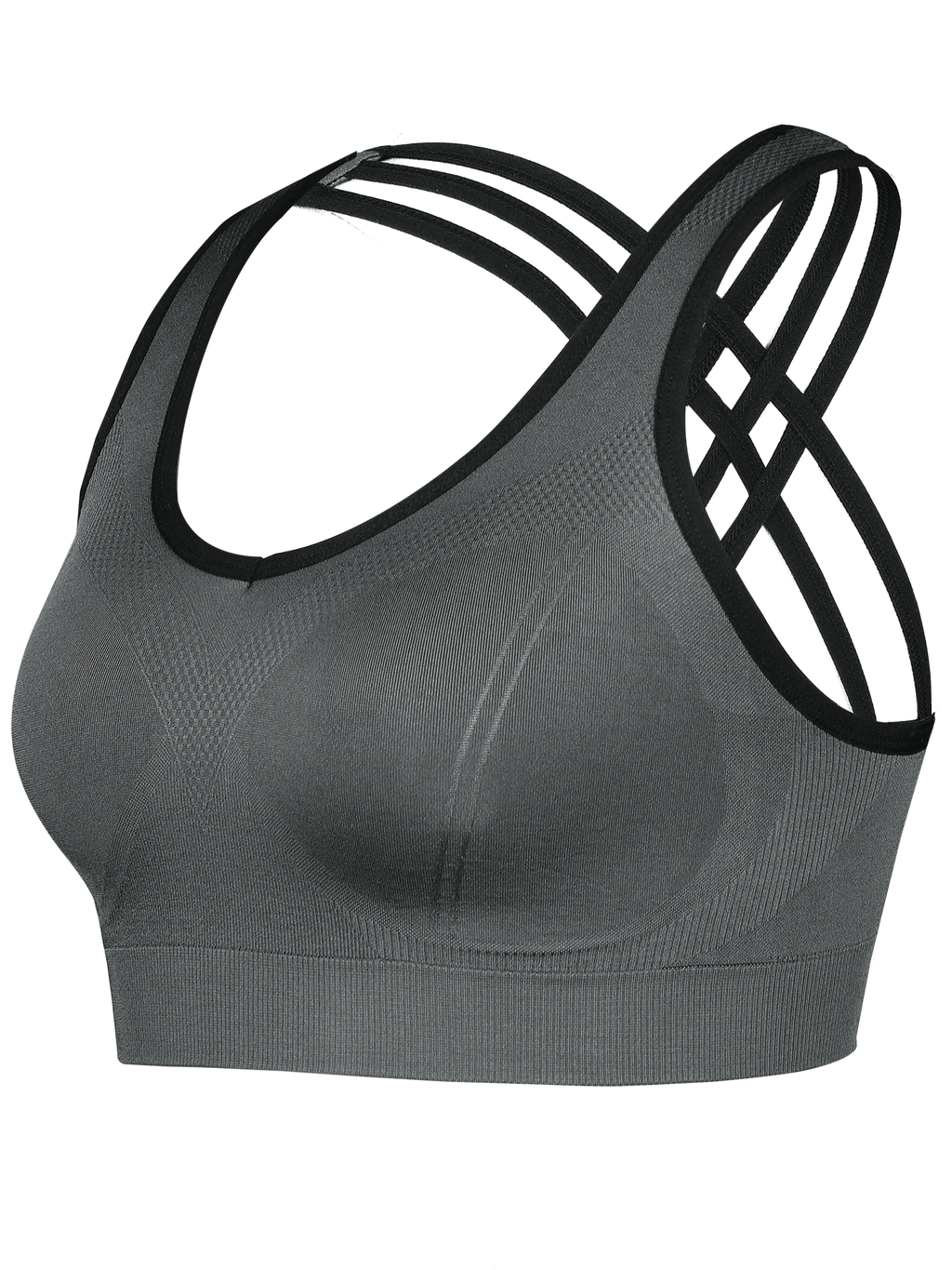 Solid Color Women Cross back Fitness Sport Bra Top Comprehensive Training Gym Fitness Yoga Underwear