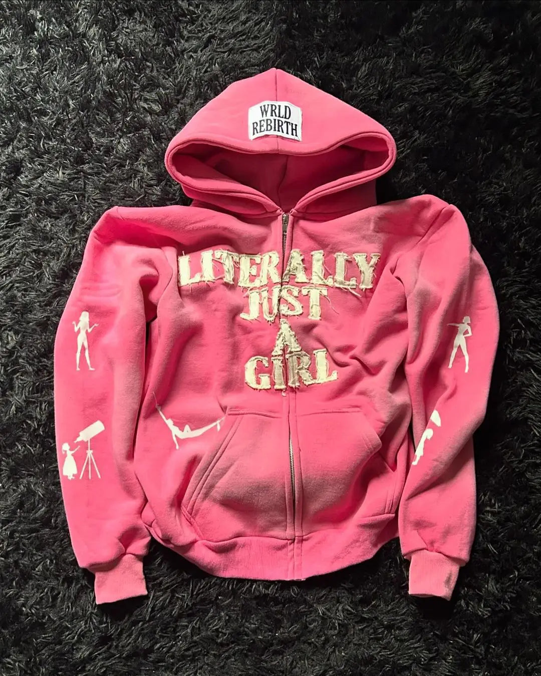 Y2K Hip Hop Hoodie Men Women 3D Print Letter Streetwear Loose Zip Up Cardigan Casual Oversized Pullover Sweatshirt Vintage Trend