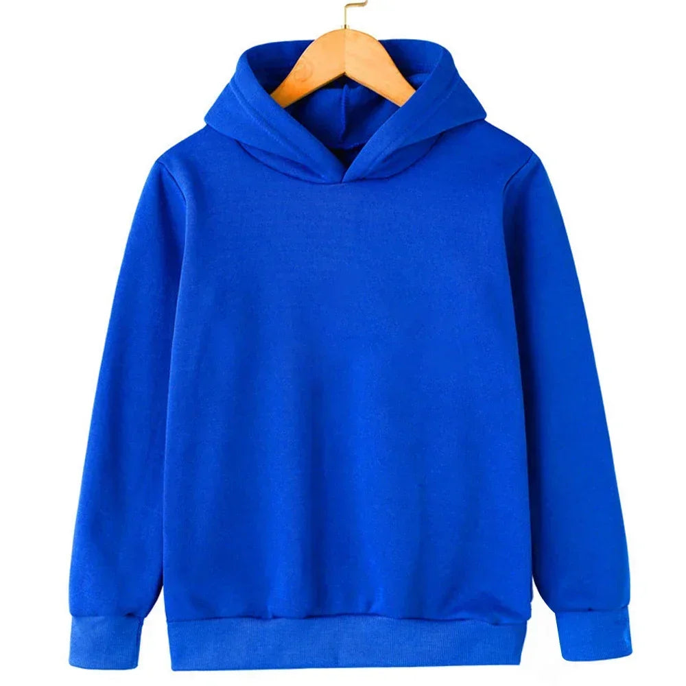 Kids Hooded Hoodie Sweatshirts Spring Autumn Coats for Boys And Girls Teenager Children's Clothing Tops 2-14 Years