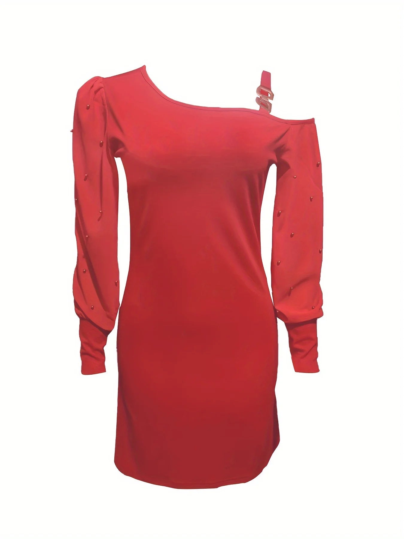 Fashionable Twisted Printed Sexy V-Neck Mid Length Skirt Summer V-Neck Twisted Geometric Printed Waist Bag Hip Dress