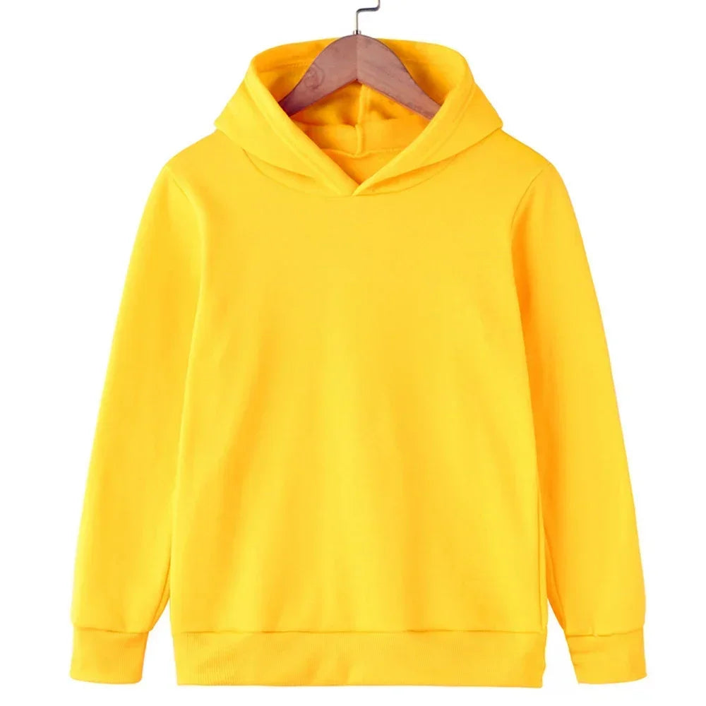 Kids Hooded Hoodie Sweatshirts Spring Autumn Coats for Boys And Girls Teenager Children's Clothing Tops 2-14 Years