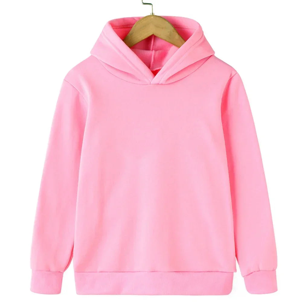 Kids Hooded Hoodie Sweatshirts Spring Autumn Coats for Boys And Girls Teenager Children's Clothing Tops 2-14 Years
